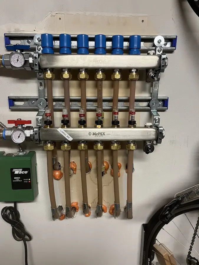 Plumber performing Gas Leak Detection at a residential property in Graham